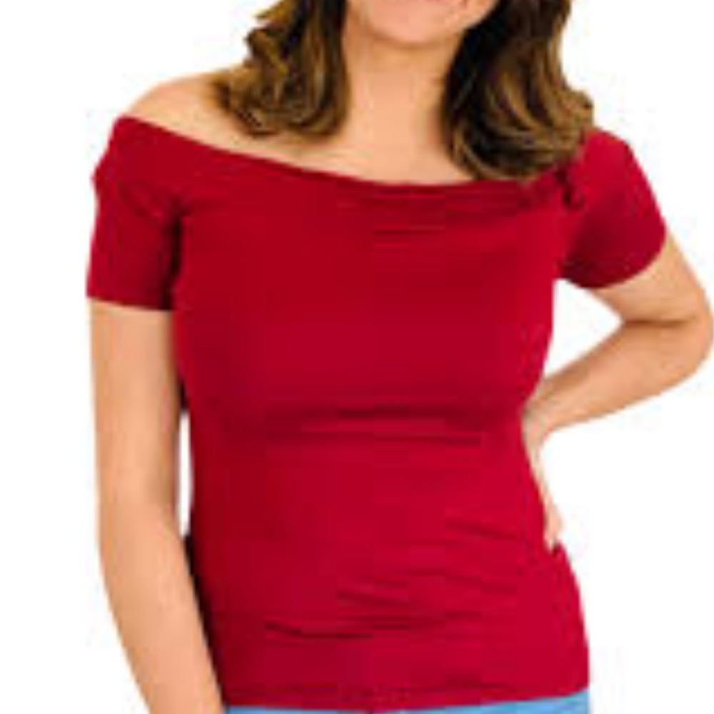 Guess off shoulder top